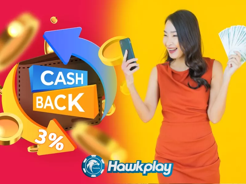 Hawkplay's 3% Bonus Cashback Deposit Bonus Guide - Hawkplay