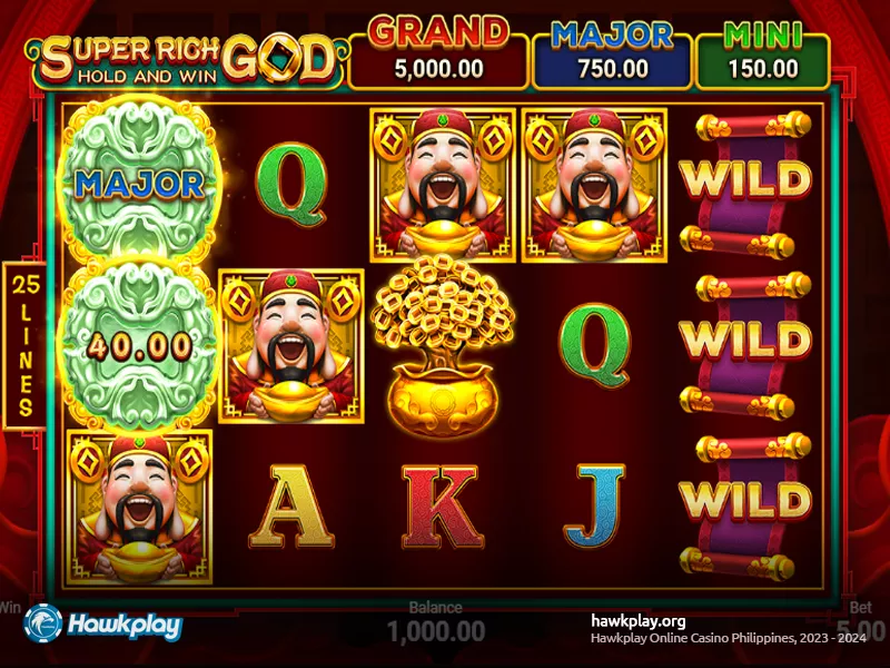 Winning the GRAND JACKPOT in Super Rich Slot Game