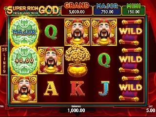 Winning the GRAND JACKPOT in Super Rich Slot Game