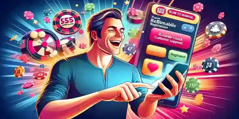 Logging into 55bmw Casino Mobile